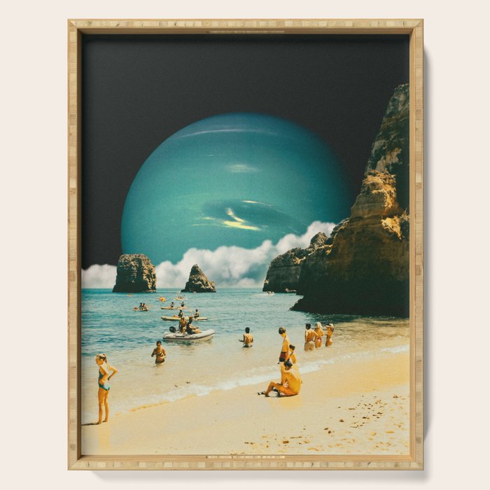 Space Beach Serving Tray Gallery Image 1
