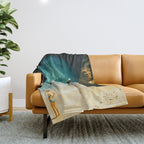 Space Beach Throw Blanket Gallery Image 1