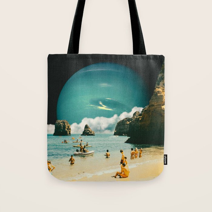 Space Beach Tote Bag Gallery Image 1