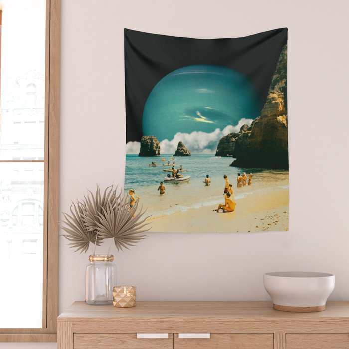 Space Beach Wall Tapestry Gallery Image 2