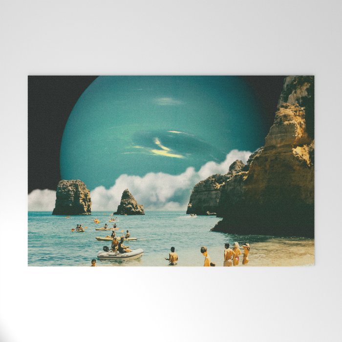 Space Beach Welcome Mat Gallery Image 1