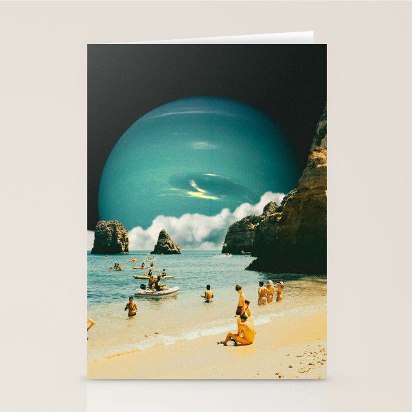 Space Beach Stationery Card Gallery Image 2