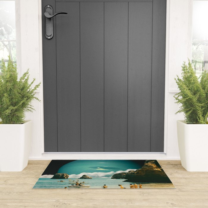 Space Beach Welcome Mat Gallery Image 3