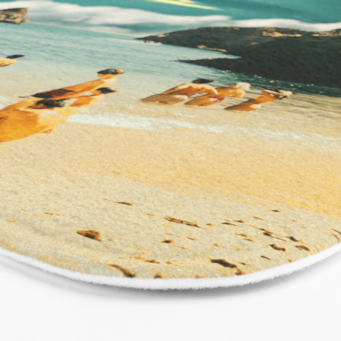 Space Beach Bath Mat Gallery Image 3
