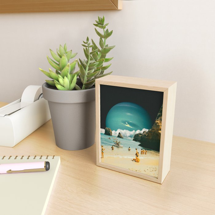 Space Beach Mini Art Print Gallery Image 2