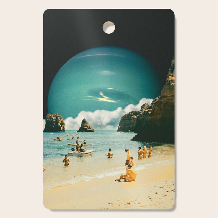 Space Beach Cutting Board Gallery Image 1