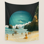 Space Beach Wall Tapestry Gallery Image 4
