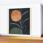 Abstract Art /Minimal Plant 102 Wall Mural Gallery Image 2