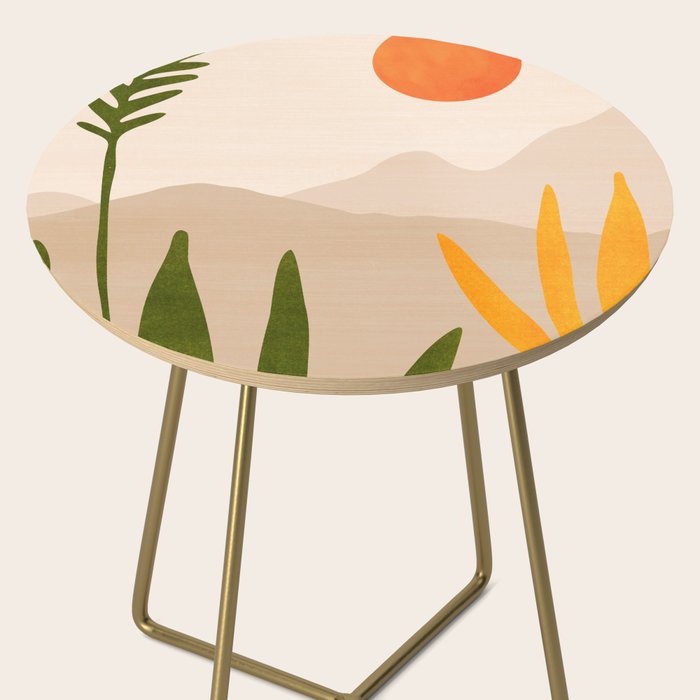 Southwest Sunset Gaze - Colorful Landscape Side Table Gallery Image 2