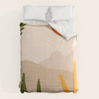 Southwest Sunset Gaze - Colorful Landscape Comforter Gallery Image 6