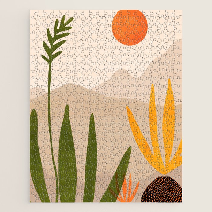 Southwest Sunset Gaze - Colorful Landscape Jigsaw Puzzle Gallery Image 1