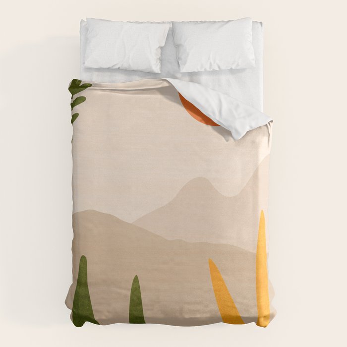 Southwest Sunset Gaze - Colorful Landscape Duvet Cover Gallery Image 6