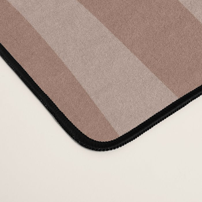 Retro Liquid Swirl Abstract Pattern in Double Mocha Desk Mat Gallery Image 4