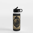 The New Moon - Dark Background Water Bottle Gallery Image 1