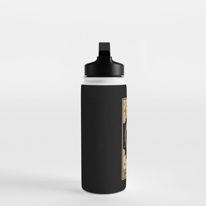 The New Moon - Dark Background Water Bottle Gallery Image 3