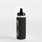 The New Moon - Dark Background Water Bottle Gallery Image 2