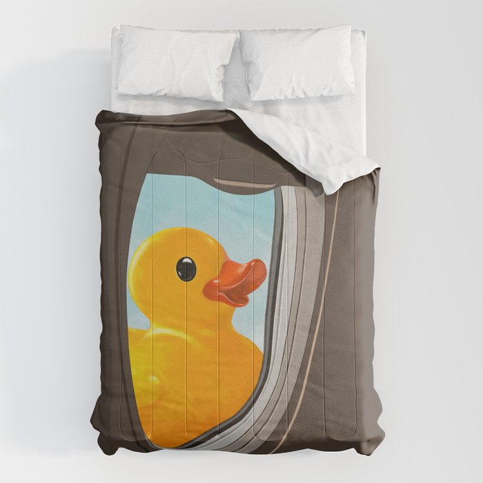 Hello! Yellow Duck Comforter Gallery Image 1