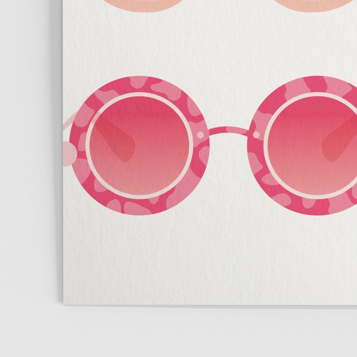 Sunglasses Collection - Pink OmbrÃ© Palette Poster Gallery Image 3