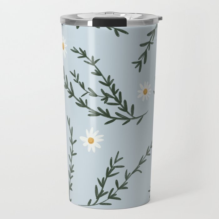 Chamomile and Rosemary  Travel Mug Gallery Image 1