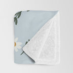 Chamomile and Rosemary  Throw Blanket Gallery Image 3