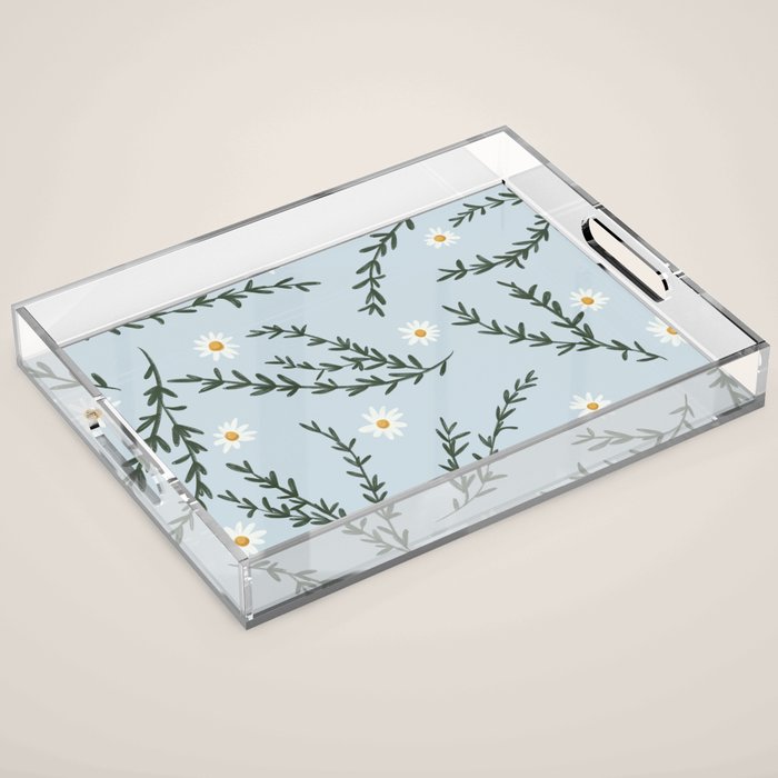 Chamomile and Rosemary  Acrylic Tray Gallery Image 1