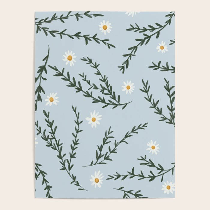 Chamomile and Rosemary  Poster Gallery Image 4