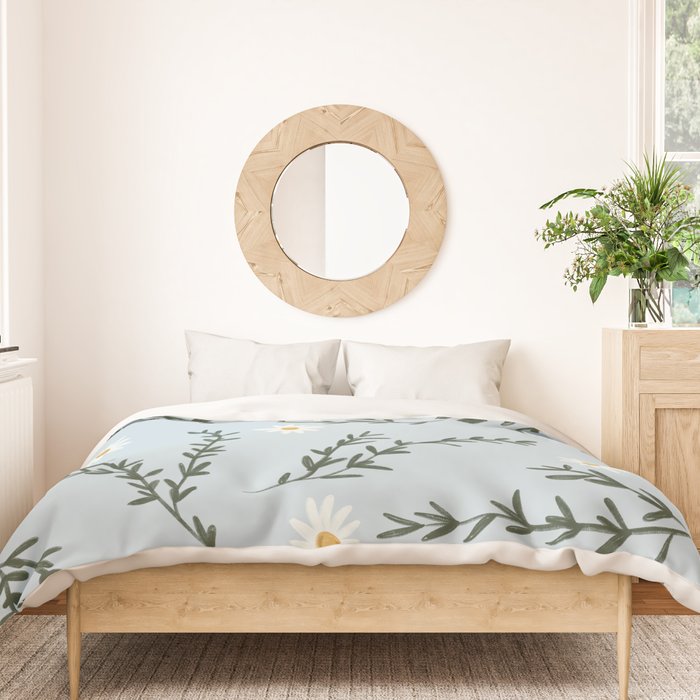 Chamomile and Rosemary  Duvet Cover Gallery Image 3
