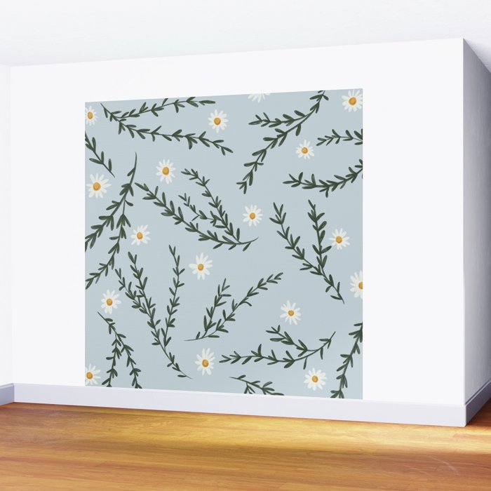 Chamomile and Rosemary  Wall Mural Gallery Image 2