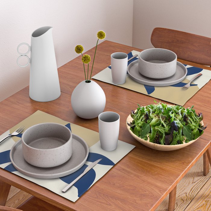 The Flower And The Sun, Floral Prints Placemat Gallery Image 2