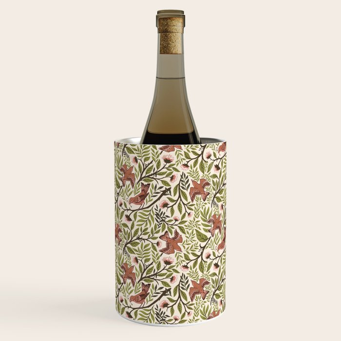 Secret Garden Spring Birds Wine Chiller Gallery Image 1