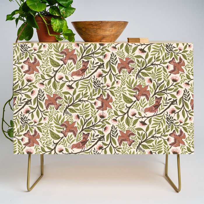 Secret Garden Spring Birds Credenza Gallery Image 1