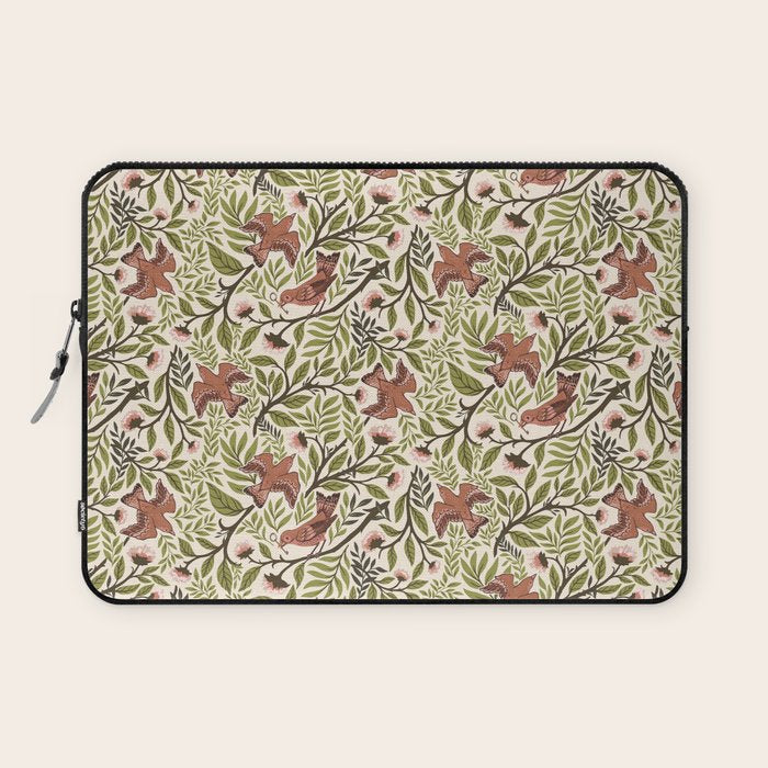 Secret Garden Spring Birds Laptop Sleeve Gallery Image 1