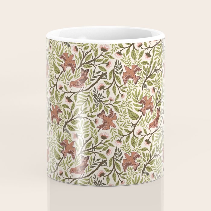 Secret Garden Spring Birds Coffee Mug Gallery Image 4