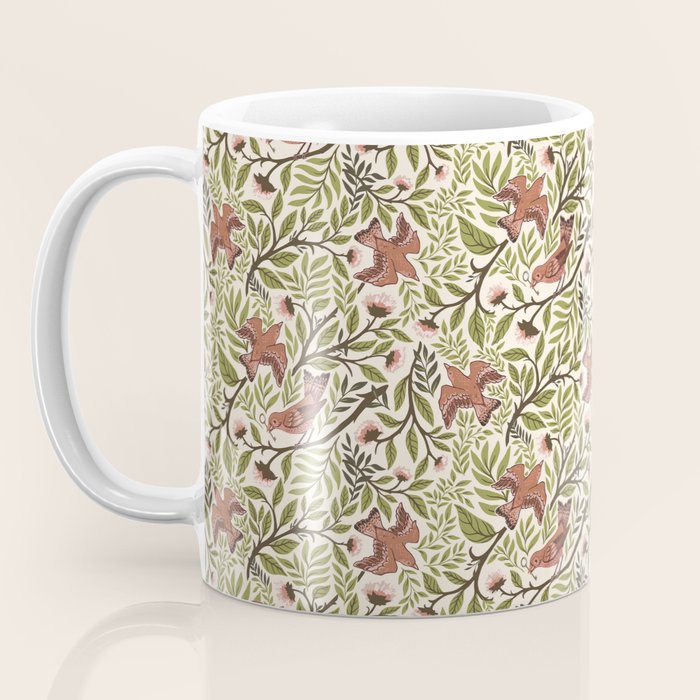Secret Garden Spring Birds Coffee Mug Gallery Image 3