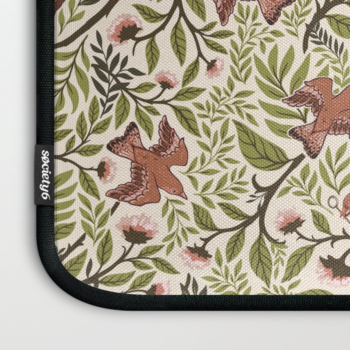 Secret Garden Spring Birds Laptop Sleeve Gallery Image 3