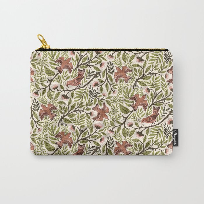 Secret Garden Spring Birds Carry All Pouch Gallery Image 1