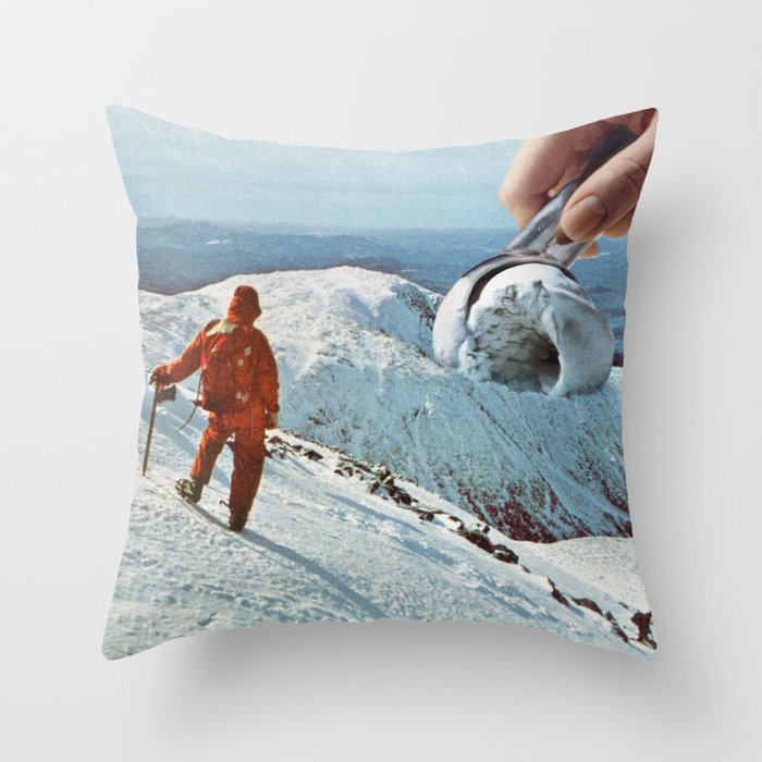 Ice Cream Mountain - Cookies and Cream Throw Pillow Gallery Image 6