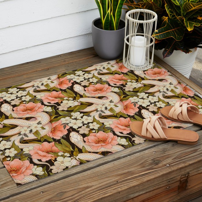 Enchanted Snake Outdoor Rug Gallery Image 2
