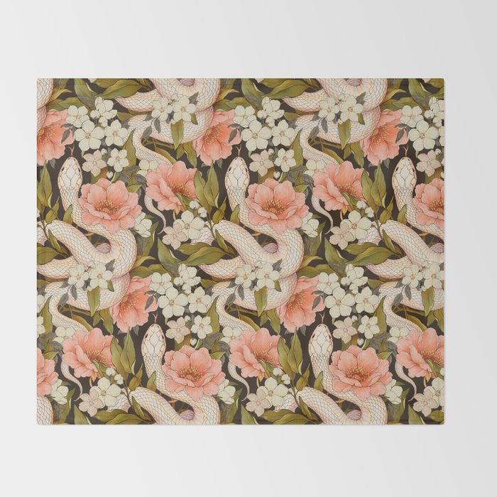 Enchanted Snake Throw Blanket Gallery Image 2