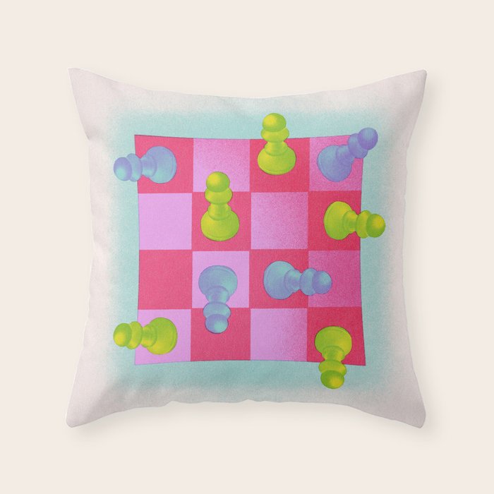 We Consist of Pawns Throw Pillow Gallery Image 6