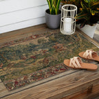 Antique 16th Century Pastoral Hunting Scene Flemish Tapestry Outdoor Rug Gallery Image 2