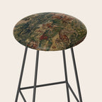 Antique 16th Century Pastoral Hunting Scene Flemish Tapestry Stool Gallery Image 2