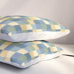 Bold Natural Checks Pattern - Small VIII Pillow Sham Gallery Image 3
