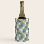Bold Natural Checks Pattern - Small VIII Wine Chiller Gallery Image 2