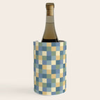 Bold Natural Checks Pattern - Small VIII Wine Chiller Gallery Image 3