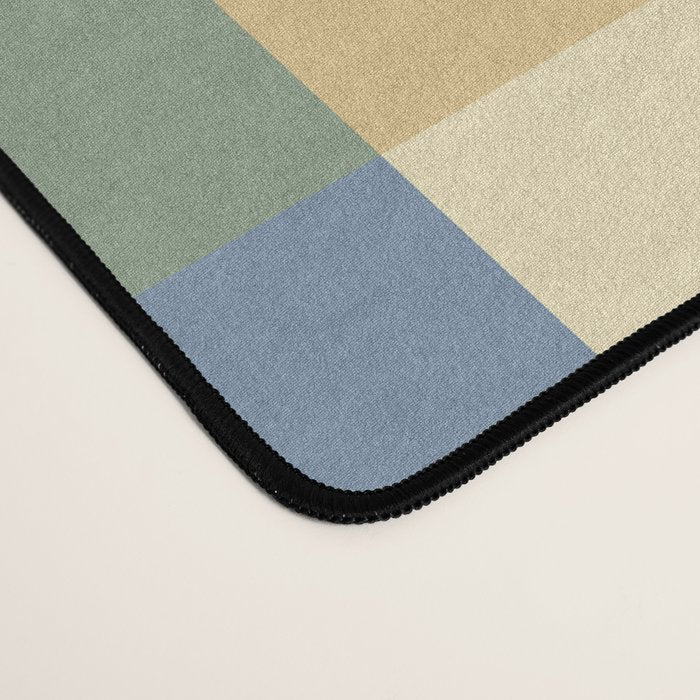 Bold Natural Checks Pattern - Small VIII Desk Mat Gallery Image 4