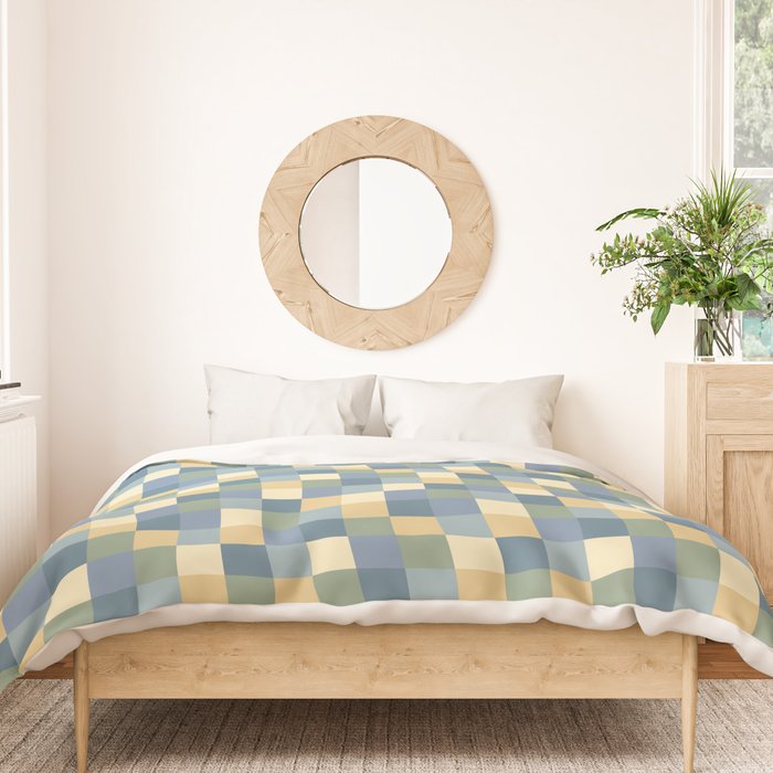 Bold Natural Checks Pattern - Small VIII Duvet Cover Gallery Image 3