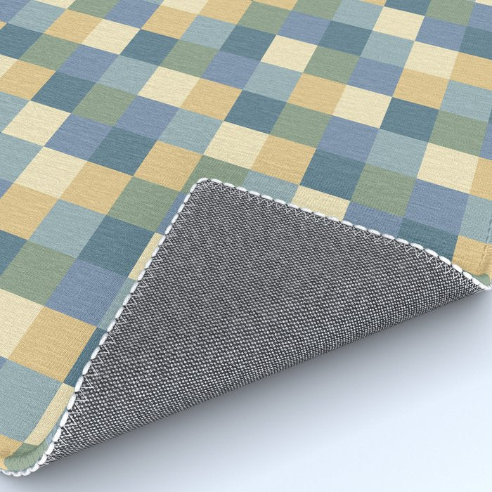 Bold Natural Checks Pattern - Small VIII Rug Gallery Image 4