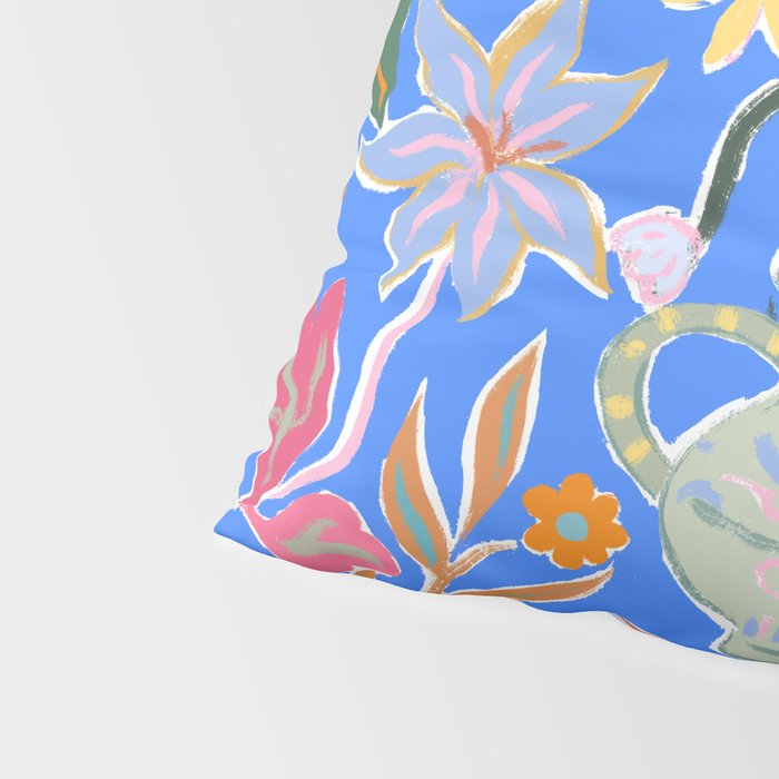 Blue Magical Garden Pillow Sham Gallery Image 4
