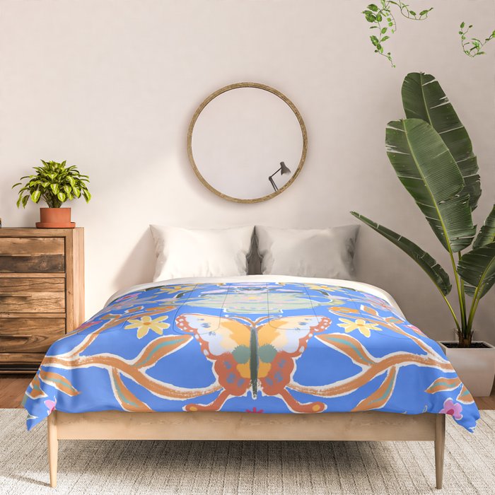 Blue Magical Garden Comforter Gallery Image 3